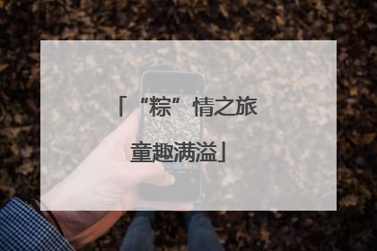 “粽”情之旅 童趣满溢
