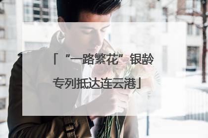 “一路繁花”银龄专列抵达连云港