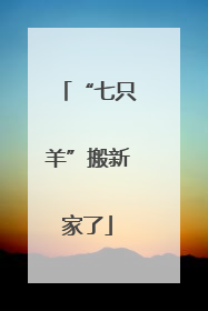 “七只羊”搬新家了