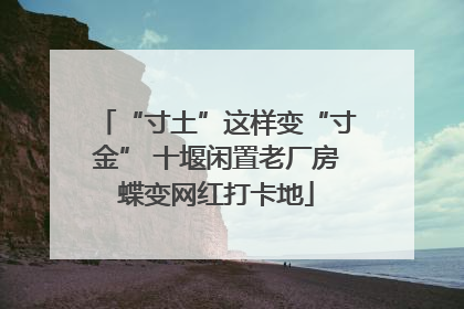 “寸土”这样变“寸金” 十堰闲置老厂房蝶变网红打卡地