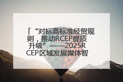 “对标高标准经贸规则，推动RCEP提质升级”——2025RCEP区域发展媒体智库论坛举行专题对话
