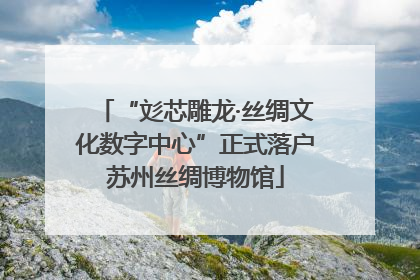 “彣芯雕龙·丝绸文化数字中心”正式落户苏州丝绸博物馆