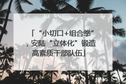 “小切口+组合拳”，安陆“立体化”锻造高素质干部队伍