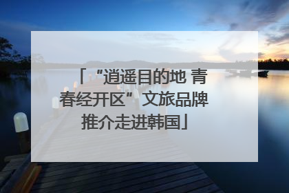 “逍遥目的地 青春经开区”文旅品牌推介走进韩国