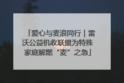 爱心与麦浪同行｜雷沃公益机收联盟为特殊家庭解燃“麦”之急