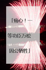 痛心！一等功臣万松因公牺牲