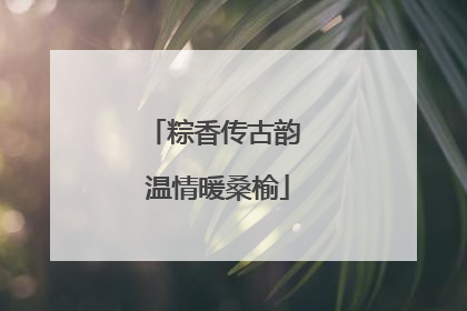粽香传古韵 温情暖桑榆