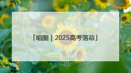 组图｜2025高考落幕