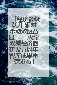 经济能级跃升 辐射带动效应凸显——成渝双城经济圈建设五周年智库成果重磅发布