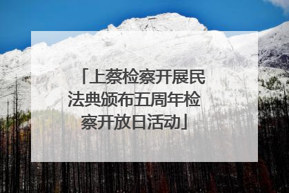 上蔡检察开展民法典颁布五周年检察开放日活动