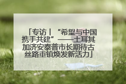 专访丨“希望与中国携手共建”——土耳其加济安泰普市长期待古丝路重镇焕发新活力