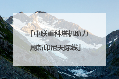 中联重科塔机助力刷新印尼天际线
