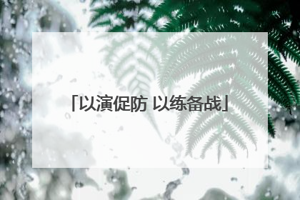 以演促防 以练备战