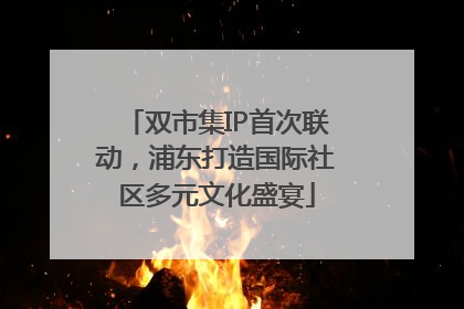 双市集IP首次联动，浦东打造国际社区多元文化盛宴