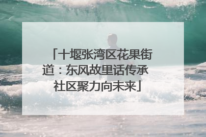 十堰张湾区花果街道：东风故里话传承 社区聚力向未来