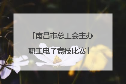 南昌市总工会主办职工电子竞技比赛