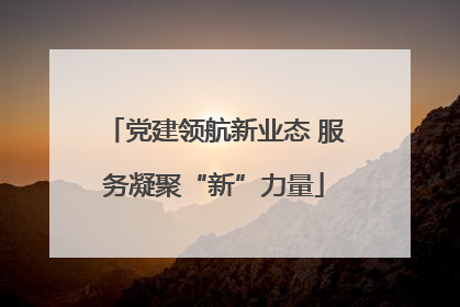 党建领航新业态 服务凝聚“新”力量