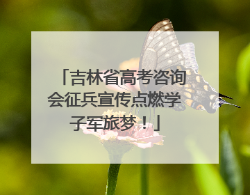 吉林省高考咨询会征兵宣传点燃学子军旅梦！