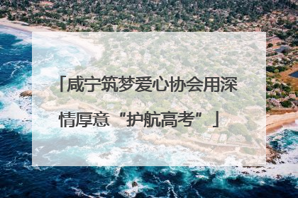 咸宁筑梦爱心协会用深情厚意“护航高考”