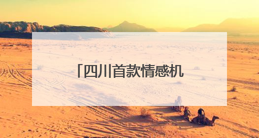 四川首款情感机器人即将面世