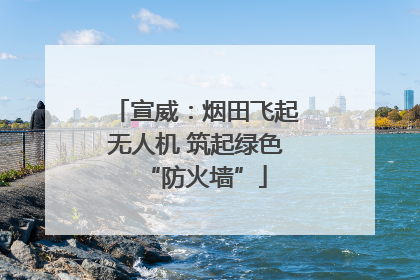宣威：烟田飞起无人机 筑起绿色“防火墙”