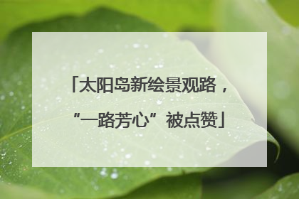 太阳岛新绘景观路，“一路芳心”被点赞