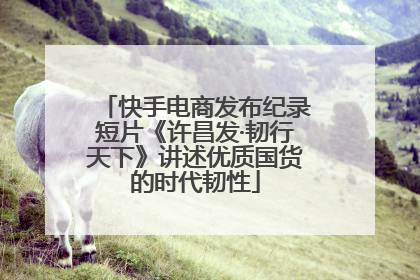 快手电商发布纪录短片《许昌发·韧行天下》讲述优质国货的时代韧性