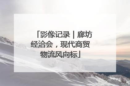 影像记录｜廊坊经洽会，现代商贸物流风向标
