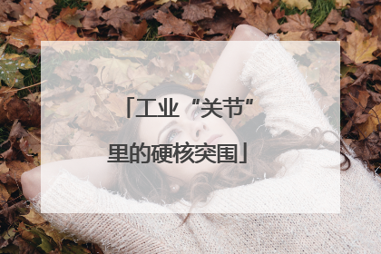 工业“关节”里的硬核突围