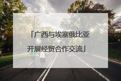 广西与埃塞俄比亚开展经贸合作交流