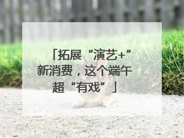 拓展“演艺+”新消费，这个端午超“有戏”