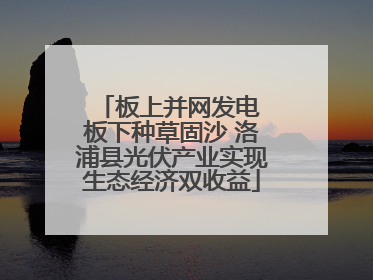 板上并网发电 板下种草固沙 洛浦县光伏产业实现生态经济双收益