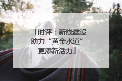 时评：新线建设助力“黄金水道”更添新活力