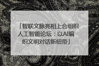智联文脉亮相上合组织人工智能论坛：以AI编织文明对话新纽带