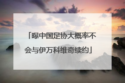 曝中国足协大概率不会与伊万科维奇续约