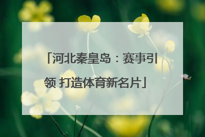 河北秦皇岛：赛事引领 打造体育新名片