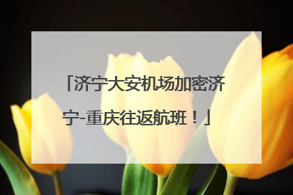 济宁大安机场加密济宁-重庆往返航班！