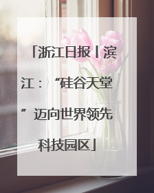 浙江日报丨滨江：“硅谷天堂”迈向世界领先科技园区
