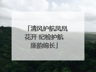 清风护航凤凰花开 纪检护航廉韵绵长