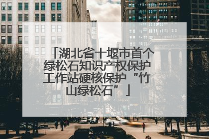 湖北省十堰市首个绿松石知识产权保护工作站硬核保护“竹山绿松石”