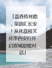 荔香传丝路，泉韵汇长安！从化荔枝文化季西安行开启双城甜蜜对话