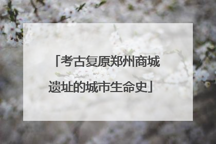 考古复原郑州商城遗址的城市生命史