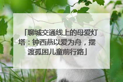 聊城交通线上的母爱灯塔：钟西燕以爱为舟，摆渡孤困儿童前行路