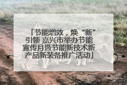 节能增效，焕“新”引领 嘉兴市举办节能宣传月暨节能新技术新产品新装备推广活动