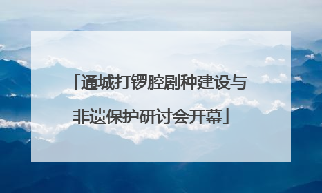 通城打锣腔剧种建设与非遗保护研讨会开幕