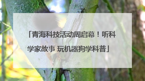青海科技活动周启幕！听科学家故事 玩机器狗学科普