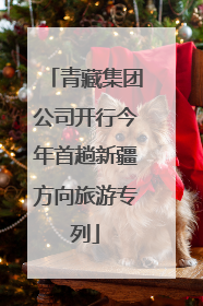 青藏集团公司开行今年首趟新疆方向旅游专列