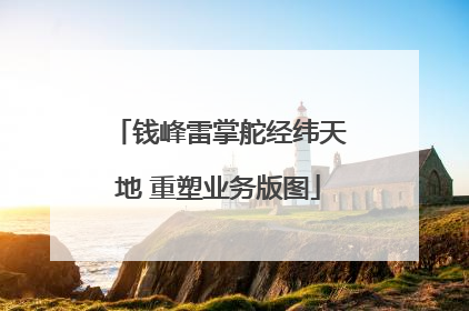 钱峰雷掌舵经纬天地 重塑业务版图