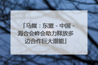 马媒：东盟－中国－海合会峰会助力释放多边合作巨大潜能