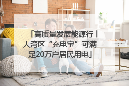 高质量发展能源行丨大湾区“充电宝”可满足20万户居民用电